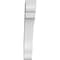 Ekena Millwork 4-in. W x 20-in. D x 26-in. H Olympic Architectural Grade PVC Knee Brace BRCP04X20X26OLY - alternate 2